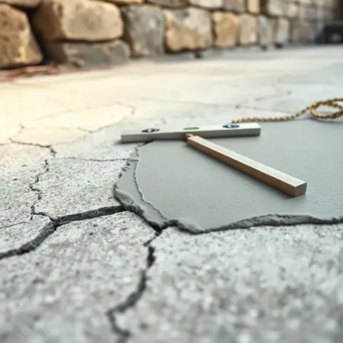 Czym wyrównać stare fundamenty