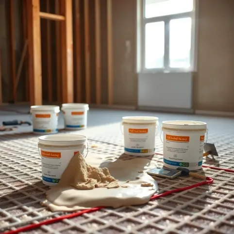 Czym zalać elektryczne ogrzewanie podłogowe