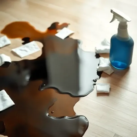 Czym zmyć olej z podłogi