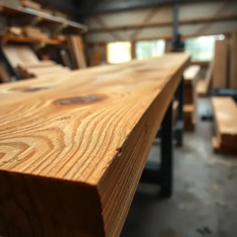 Deska używana do wyrobu deszczułek posadzkowych