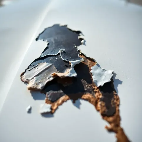 Dlaczego schodzi lakier bezbarwny z samochodu