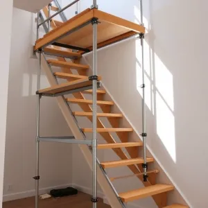Domowe rusztowanie na schody