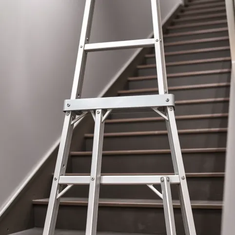 Drabina na schody z podestem