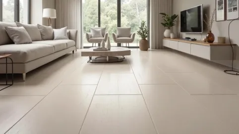 duże płytki na podłogę