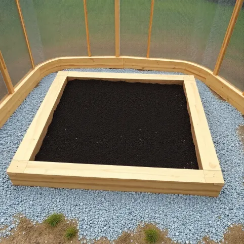 Fundament pod szklarnię z poliwęglanu