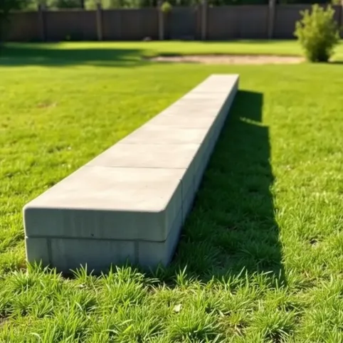 Fundament z bloczków betonowych pod szklarnię