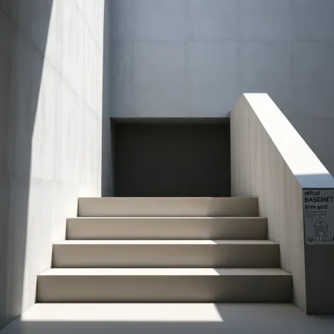 Gotowe schody do piwnicy betonowe