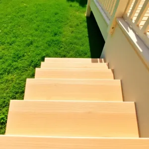 Gotowe schody na taras