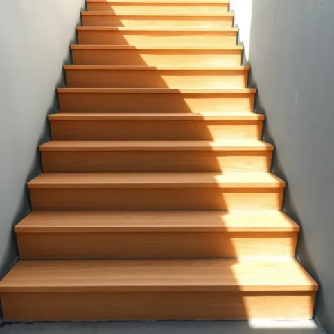 Gotowe stopnie drewniane na schody betonowe