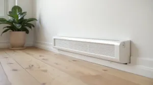 Grzejniki w listwach przypodłogowych