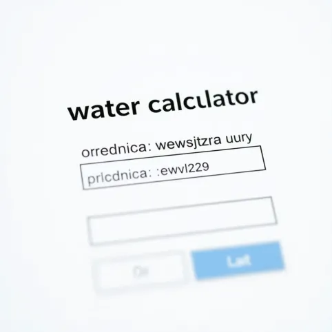 Ile wody w podłogówki kalkulator