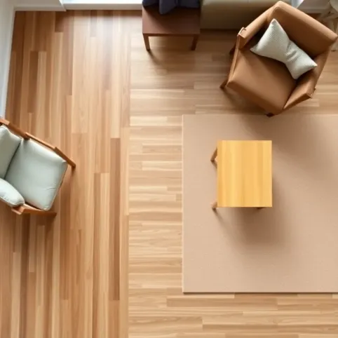 Jak dobrać kolor podłogi do mebli