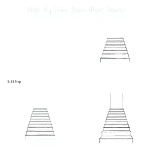 Jak narysować schody od przodu