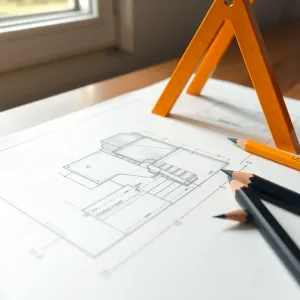 Jak narysować schody rysunek techniczny