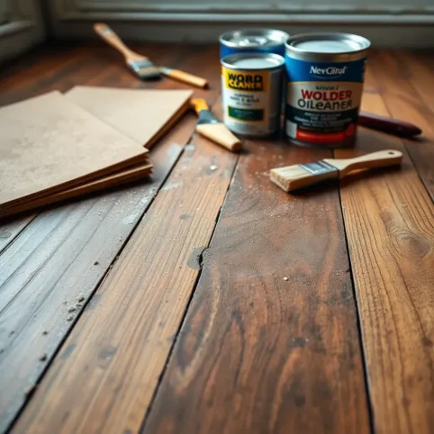 Jak odnowić podłogę pomalowana farbą olejną
