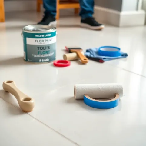Jak pomalować płytki podłogowe