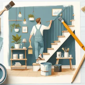 Jak Pomalować Ścianę Nad Schodami