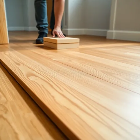 jak układać panele podłogowe v fugą