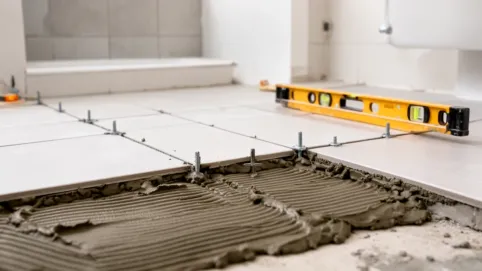 jak układać płytki podłogowe