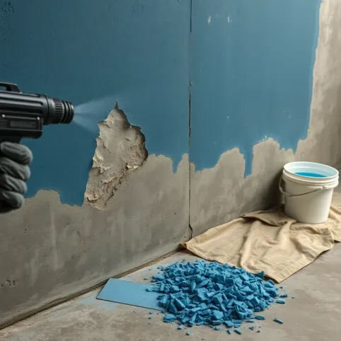 Jak usunąć farbę olejną ze ściany betonowej