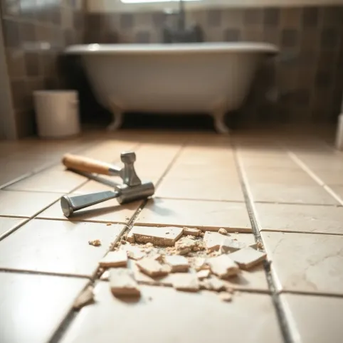 Jak usunąć płytki z podłogi