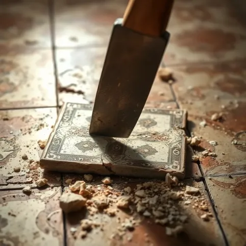 Jak usunąć stare płytki z podłogi