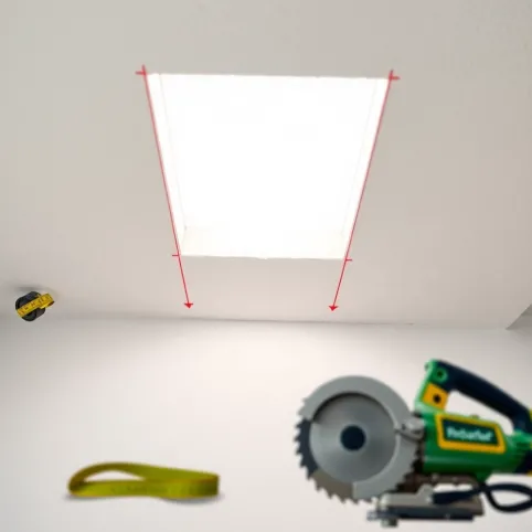 Jak wyciąć otwór w stropie na schody