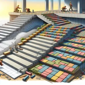 Jak Wykonać Schody Z Kostki Brukowej Na Betonie