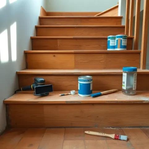 jak wyremontować stare schody