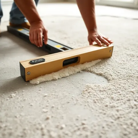 Jak wyrównać podłogę pod wykładzinę