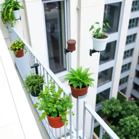 Jak zamontować doniczki na balustradzie