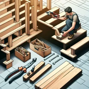 jak zrobić drewniane schody