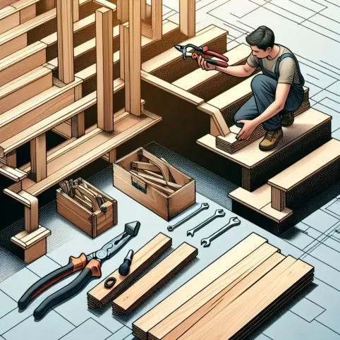 jak zrobić drewniane schody