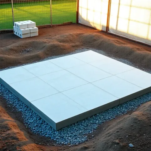 Jak zrobić fundament pod szklarnię