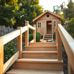 Jak zrobić schody do domku dla dzieci