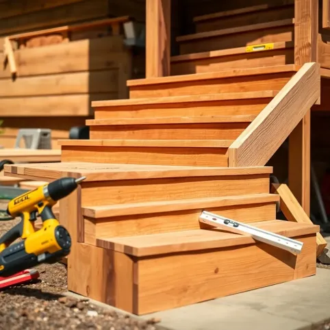 Jak zrobić schody drewniane zewnętrzne