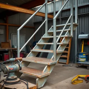 Jak zrobić schody metalowe zewnętrzne