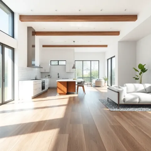 Jaka podłoga do kuchni z salonem
