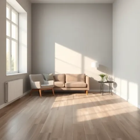 Jaka podłoga do szarych ścian