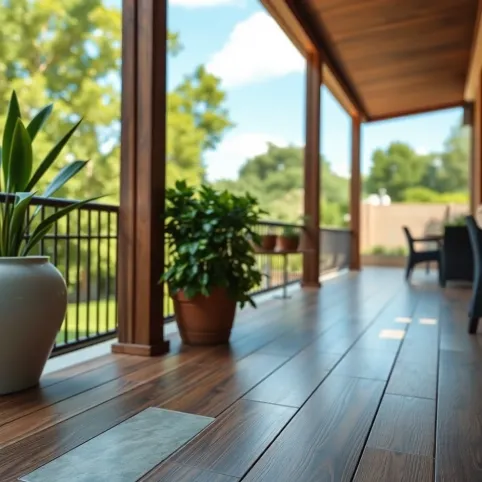 Jaka podłoga na zadaszony taras