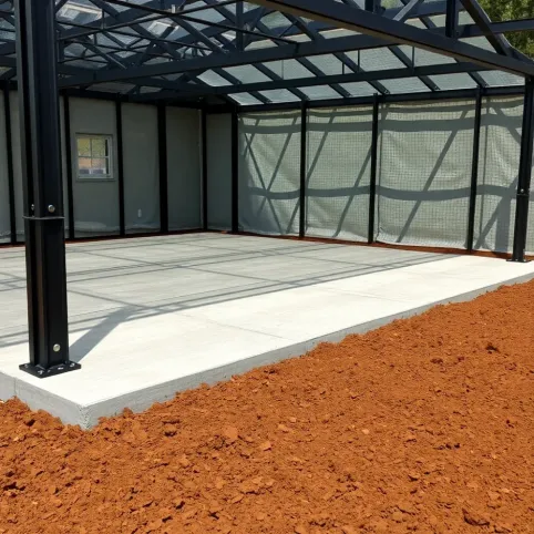 Jaki fundament pod szklarnię z poliwęglanu