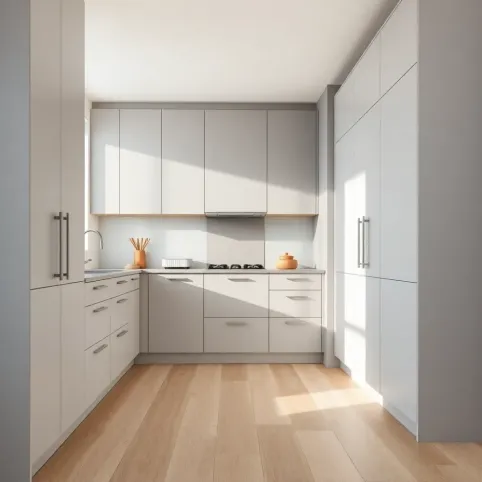 Jaki kolor podłogi do szarych mebli kuchennych