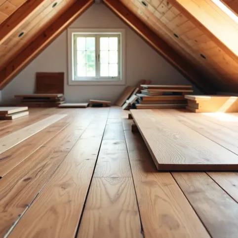 Jakie deski na podłogę strychu