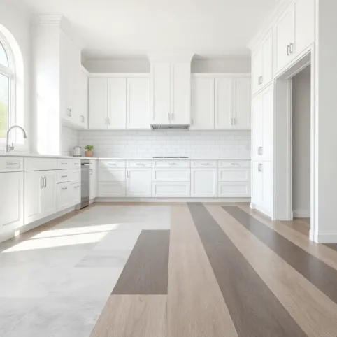 Jakie płytki na podłogę do białej kuchni