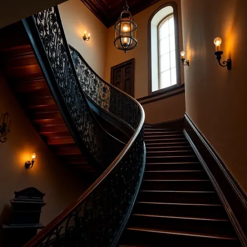 Klatka schodowa w kamienicy aranżacje