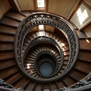 Klatka schodowa w starej kamienicy