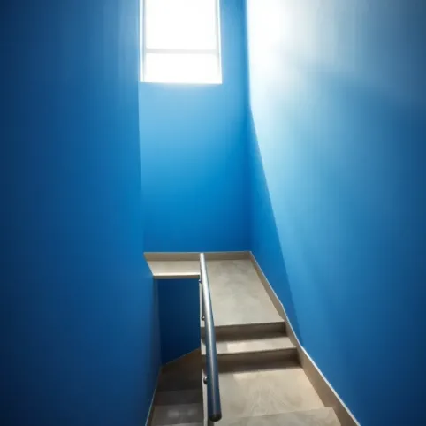 Kolor klatki schodowej w bloku