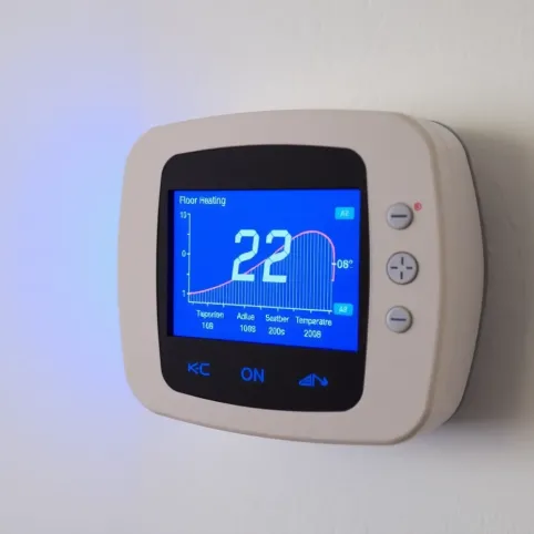 Krzywą grzewcza dla 22 stopni podłogówką