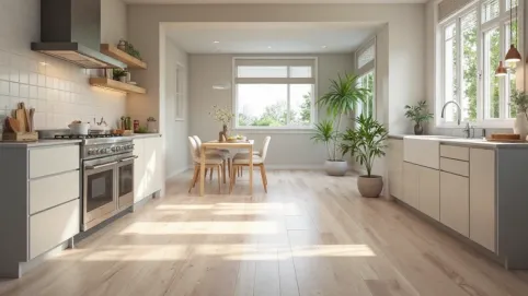 kuchnia podłoga aranżacje