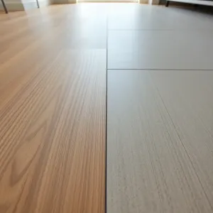 łączenie podłogi drewnianej z płytkami